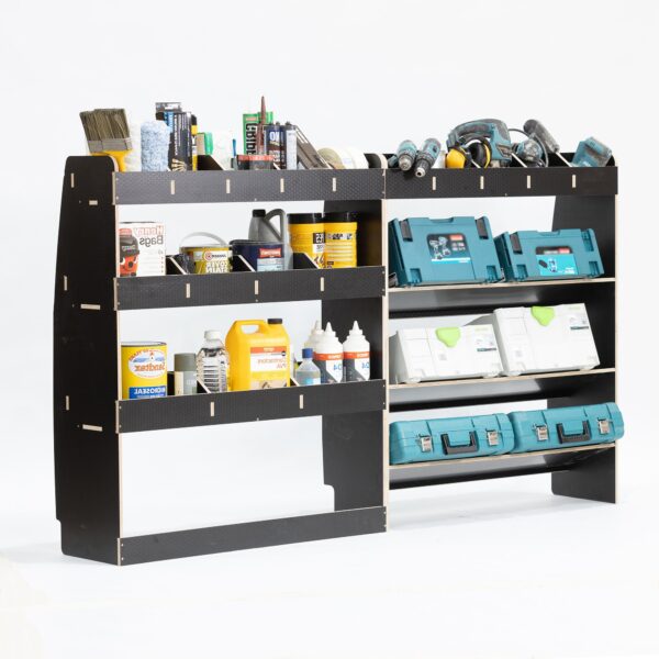 Ford Transit Custom L1 2024+ Pannello fenolico Unità di scaffali tripla - immagine 7