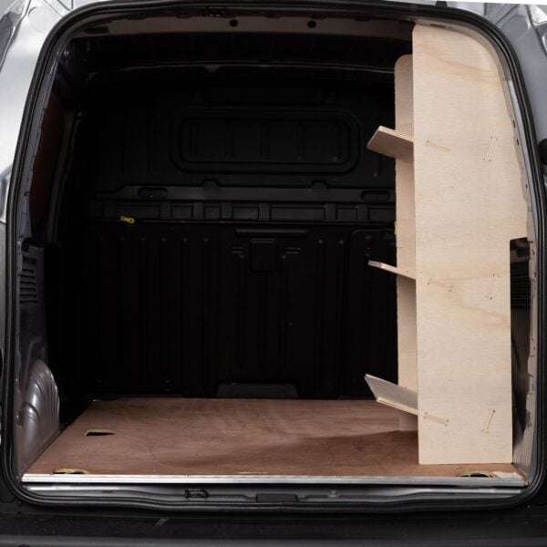 Scaffalatura Volkswagen Caddy L2 2021+ – Lato Guidatore Anteriore — Con Scaffale Porta Attrezzi in Compensato - immagine 2