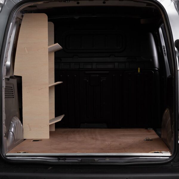 Scaffalatura Volkswagen Caddy L2 2021+ – Lato Guidatore Anteriore — Con Scaffale Porta Attrezzi in Compensato - immagine 3
