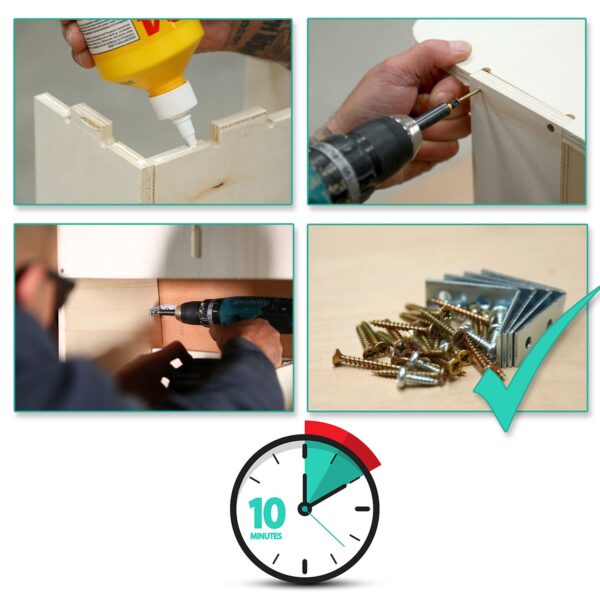 Toyota Proace City L2 (Long) 2020+ Unità di scaffali tripla - immagine 5