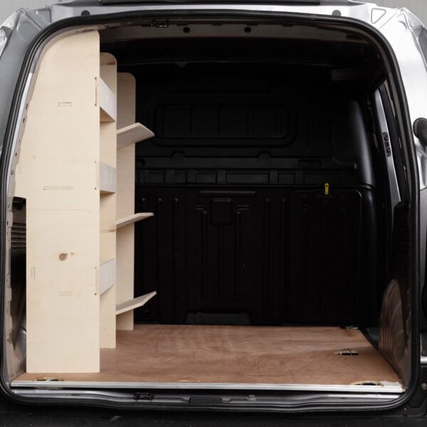 Scaffalatura Volkswagen Caddy L1 2021+ Scaffalatura portautensili e posteriore in Compensato - immagine 2