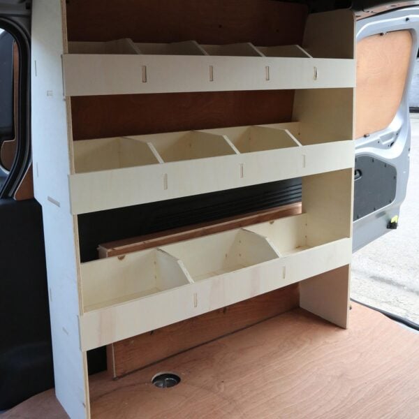 Scaffalatura Volkswagen Caddy L2 2021+ Scaffalatura lato passeggero in Compensato - immagine 2