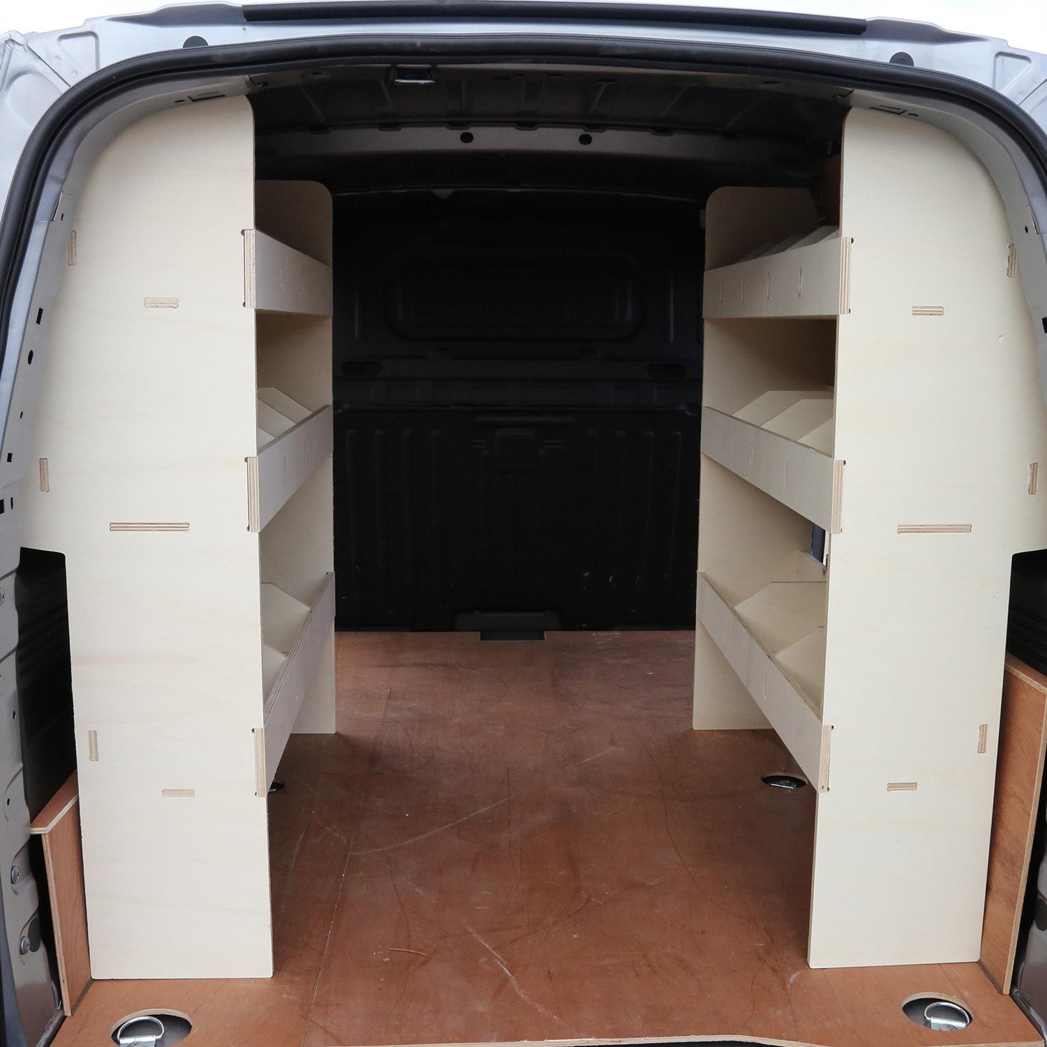 XBCPP-066-1.jpg Scaffalatura Volkswagen Caddy L2 2021+ Doppia scaffalatura posteriore in Compensato - immagine 1